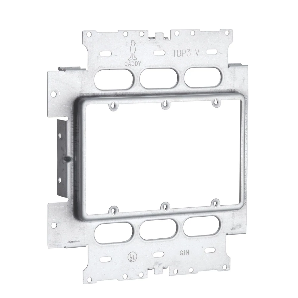 Low Voltage Mounting Plate, 3 Gang