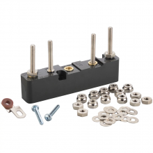 nVent B2700A2C1WH - Rail four post terminal block kit.