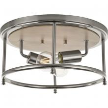 Progress Lighting, a Hubbell affiliate P350151-009 - P350151-009 2-60W MED FLUSH MOUNT