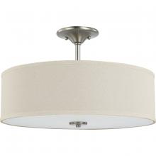 Progress Lighting, a Hubbell affiliate P350168-009 - P350168-009 3-60W MED SEMI-FLUSH