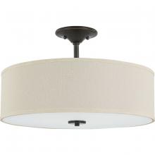 Progress Lighting, a Hubbell affiliate P350168-020 - P350168-020 3-60W MED SEMI-FLUSH