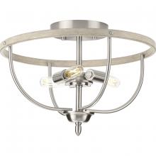 Progress Lighting, a Hubbell affiliate P350211-009 - P350211-009 3-60W CAND SEMI-FLUSH