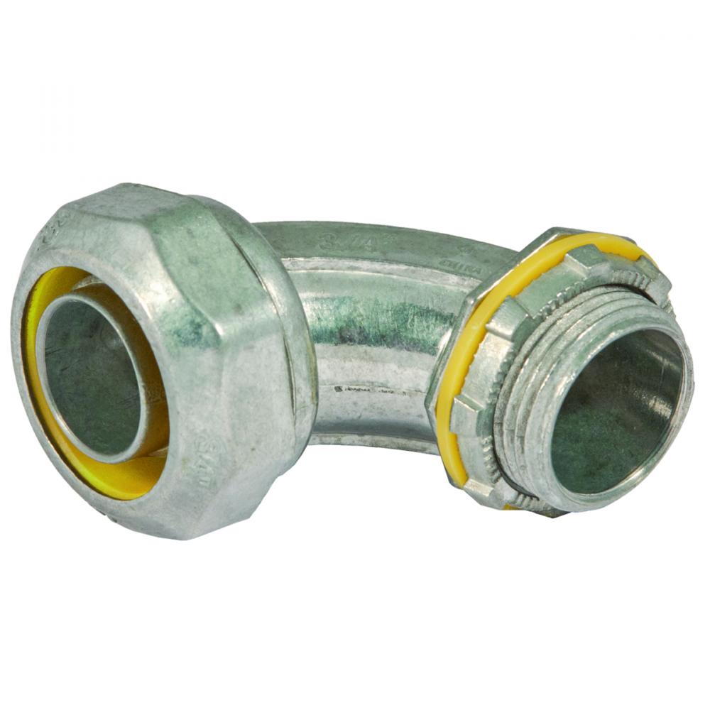 LIQUIDTIGHT CONNECTOR 90 1 IN DC ZINC