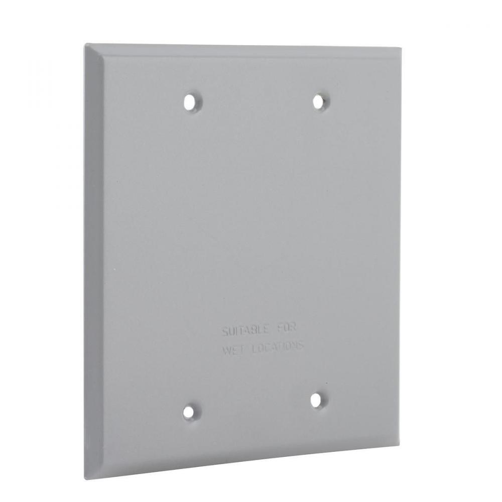 2G WEATHERPRROF COVER BLANK - GRAY