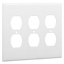 Raco-Taymac-Bell, a Hubbell affiliate WW-DDD - 3G STANDARD (3) DUPLEX WHITE SMOOTH