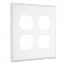 Raco-Taymac-Bell, a Hubbell affiliate WW-DD - 2G STANDARD (2) DUPLEX WHITE SMOOTH