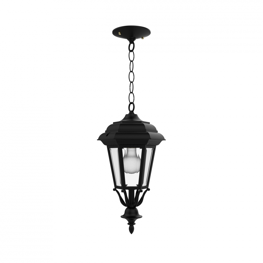 Jamestown - Ceiling mount with chain closed bottom small format - 11455