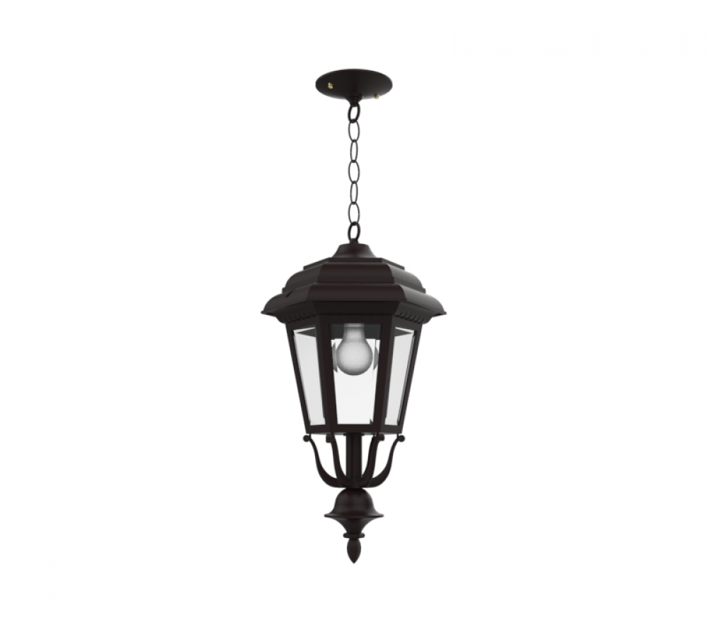 Jamestown - Ceiling mount with chain closed bottom medium format - 21455