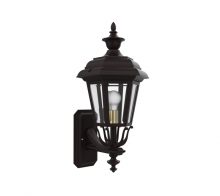 SNOC 21412-CB09 - Jamestown - Uplighter wall mount with medium finial - 21412